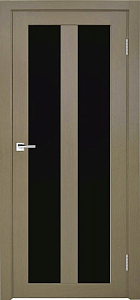 Товар Межкомнатная дверь Легенда Z-5 Тон Неаполь Остекление Лакобель черное